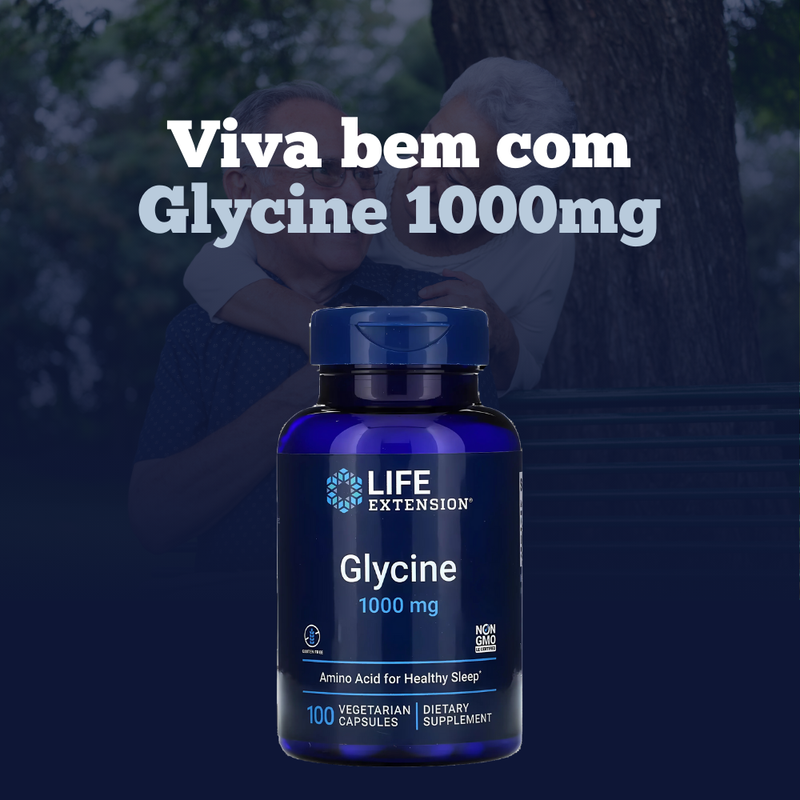 Glycine Original 100cp - Suplemento Natural - Promoção Exclusiva + Frete Grátis