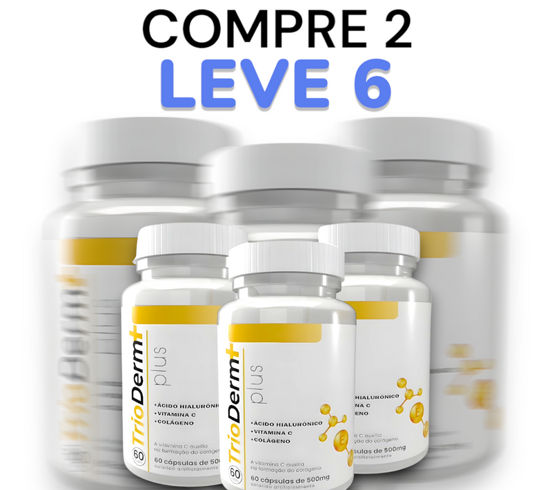 TrioDerm Original 60cp - A Solução Para Sua Pele Radiante - Promoção Exclusiva + Frete Grátis