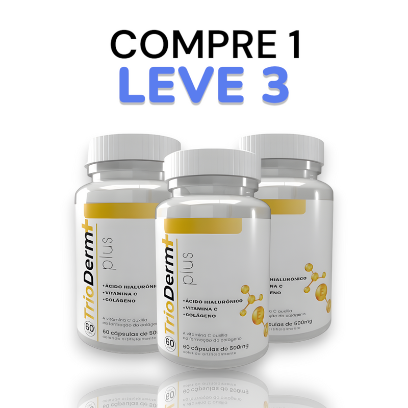TrioDerm Original 60cp - A Solução Para Sua Pele Radiante - Promoção Exclusiva + Frete Grátis